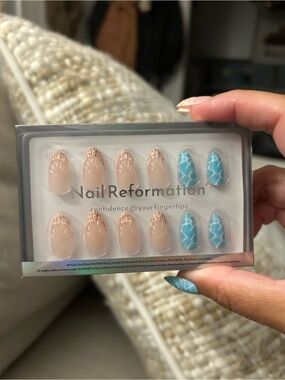 Nail Reformation Seashell and Ocean Press-On Nails